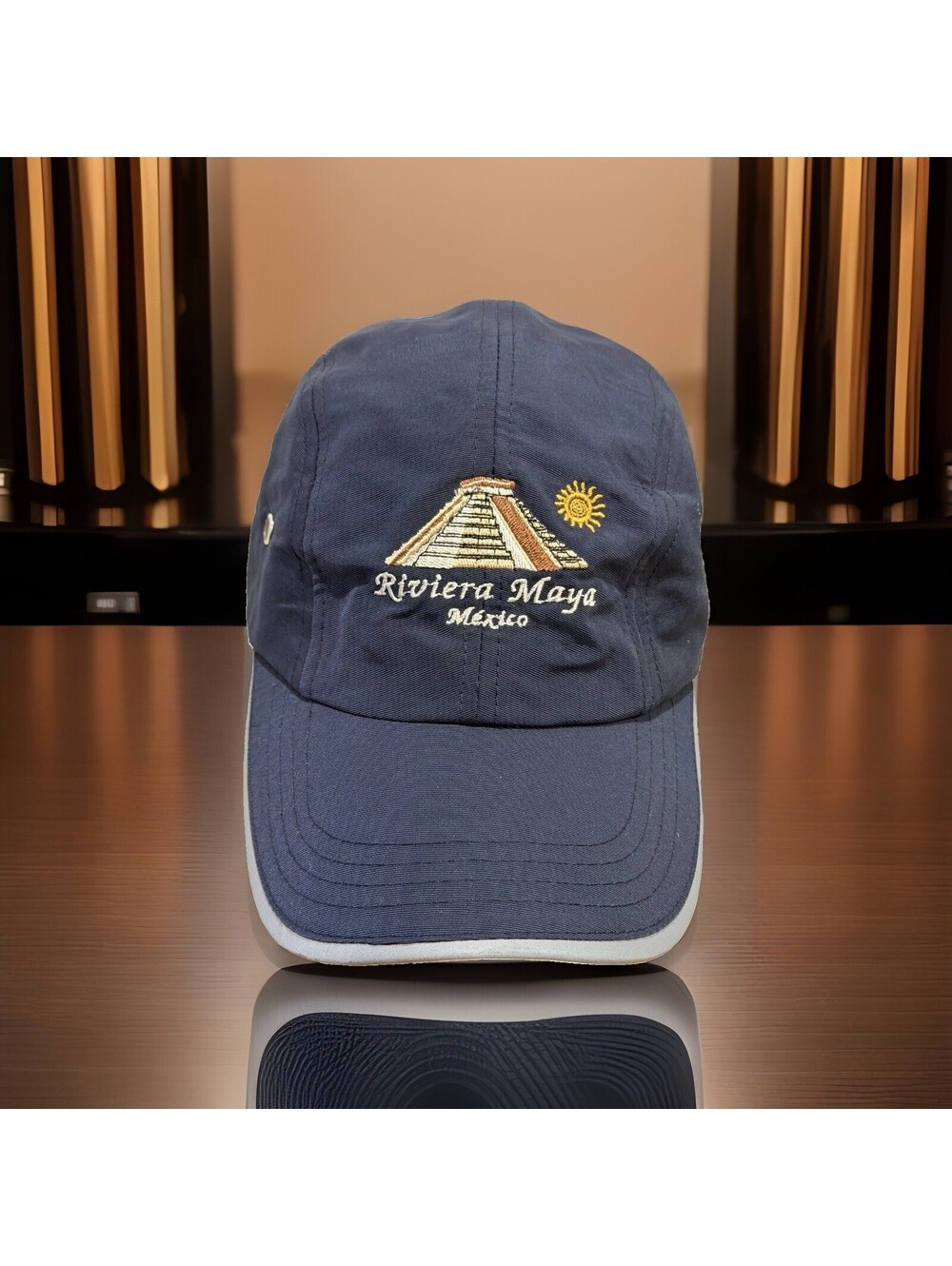 Riviera Maya Mexica Chichen Itza Mayan Pyramid Temple Of Kukulcan Baseball Cap